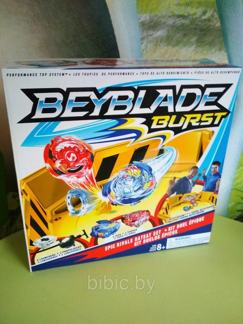 Набор Арена Бейблэйд Берст (Beyblade burst) с 2-мя светящимися волчками, детская настольная игра волчок - фото 6 - id-p90842182