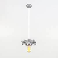 Подвесной светильник с хрусталем 50167/1 серебряный Creto Eurosvet