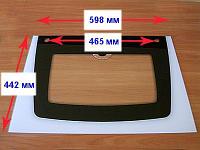 Стекло панорамное для духовки плиты Гефест ПГ 1200 C5, C6 (598х442) 6100.19.1.001-02