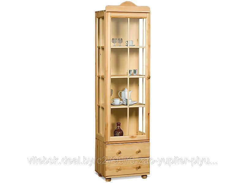 Шкаф с витриной 1-дверный МД-616М