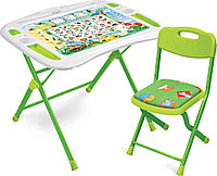 Комплект детской мебели (стол+стул), арт. NKP1/1 Зеленый