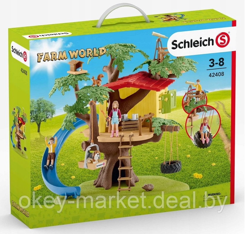 Игровой набор Schleich Домик на дереве 42408 - фото 10 - id-p108516507