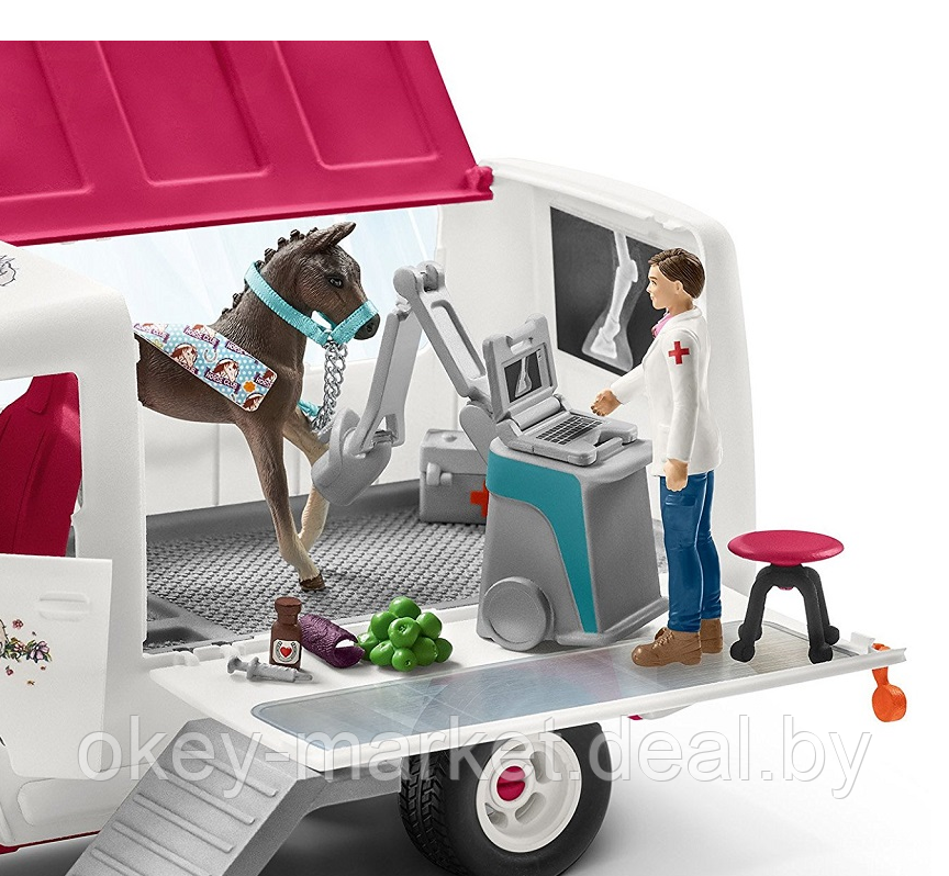 Игровой набор Schleich Визит ветеринара в центр верховой езды - фото 4 - id-p108516562