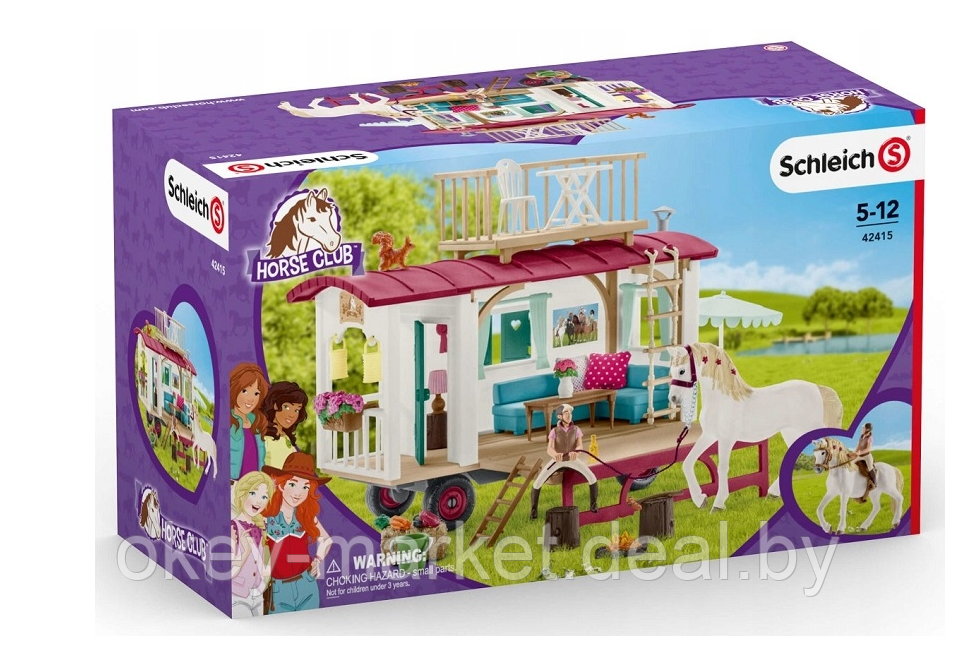 Игровой набор Schleich Фургон для собраний конного клуба - фото 10 - id-p108517096