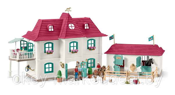 Игровой набор Schleich Конный двор с домом и конюшней 42416, фото 3