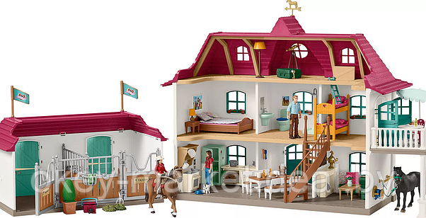 Игровой набор Schleich Конный двор с домом и конюшней 42416, фото 2
