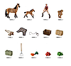 Игровой набор Schleich Конюшня с лошадьми и аксессуарами 42195, фото 5