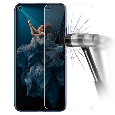 Противоударное защитное стекло Full Glue 0.3mm черное для Huawei Honor 20 Pro - фото 3 - id-p108517312
