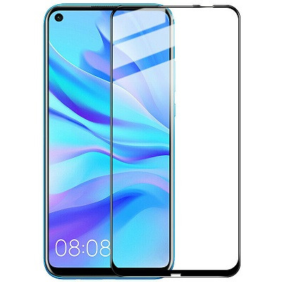 Противоударное защитное стекло Full Glue 0.3mm черное для Huawei P20 Lite 2019 (Nova 5i) - фото 1 - id-p108517313