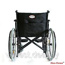 Инвалидное кресло-коляска 711AE повышенной грузоподъемности (ткань) Под заказ 7-8 дней, фото 2