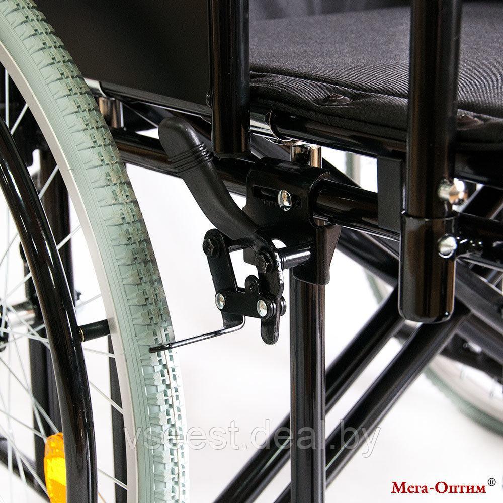 Инвалидное кресло-коляска 711AE повышенной грузоподъемности (ткань) Под заказ 7-8 дней - фото 9 - id-p67154941