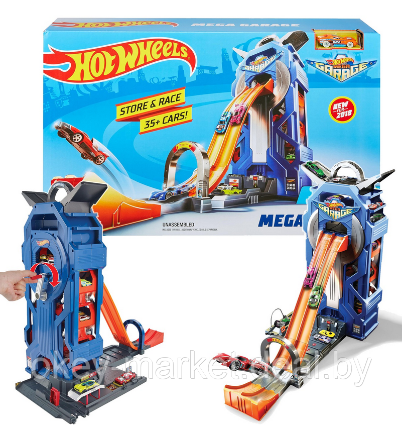 Игровой набор Hot Wheels Мега Гараж Сити FTB68 - фото 3 - id-p108522543