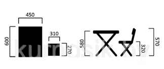 Комплект детской мебели Ника «Ми-ми-мишки», с 3 до 7 лет арт. ММ2/1 - фото 2 - id-p108530997