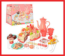 889-147 Детский игровой набор "Торт, сладкое чаепитие", 62 предмета, свет+звук, Beibe Good