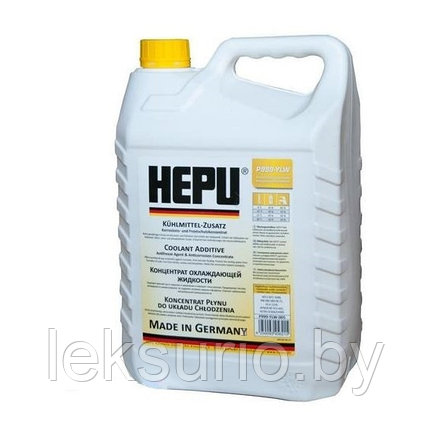 Антифриз концентрат HEPU P999YLW G11 5л желтый, фото 2