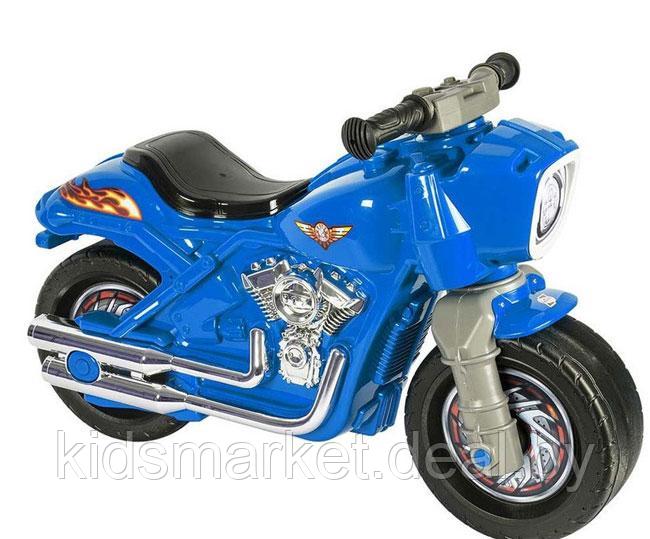 Детский мотоцикл -каталка-беговел Орион 504 синий - фото 1 - id-p108537938