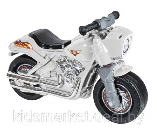 Детский мотоцикл -каталка-беговел Орион 504 белый - фото 1 - id-p108537997