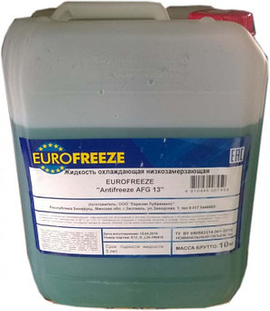Антифриз 1 кг EUROFREEZE AFG 13 зеленый, фото 2
