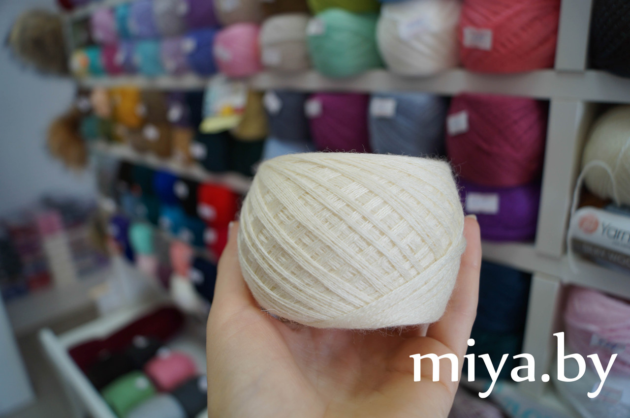 Слонимская пряжа 50% шерсть/50% ПАН цвет: 038 суровый