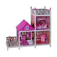 ИГРОВОЙ КУКОЛЬНЫЙ ДОМИК 3 КОМНАТЫ GIRL VILLA 66891 РАЗМЕР 101 х 41 х 99.5 см.