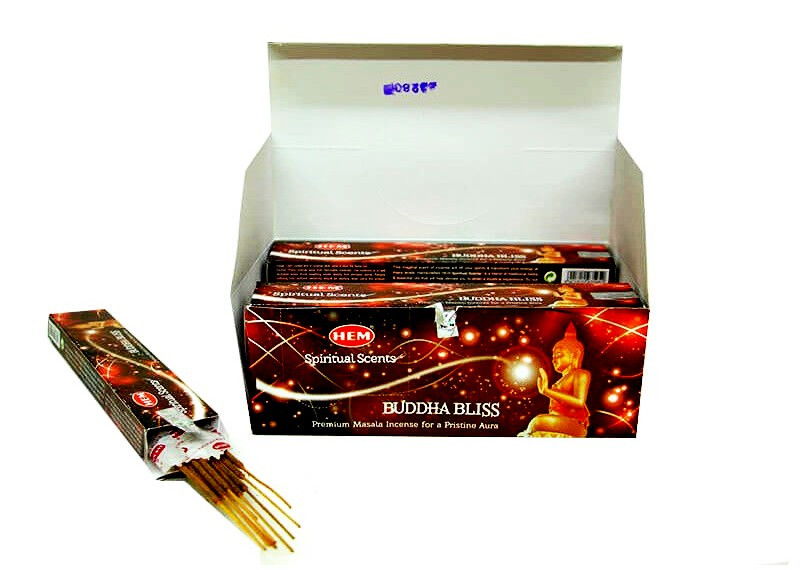 Благовония Блаженство Будды натуральные (HEM Buddha Bliss Premium Masala Incense), 15г