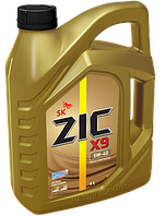 Моторное масло ZIC X9 5W-40 (синтетика) 4л
