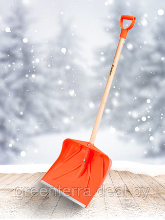 Лопата для снега "Усиленная" Kwazar, фото 2