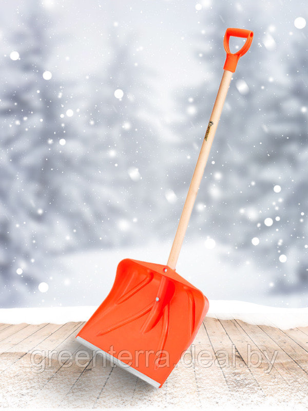 Лопата для снега "Усиленная" Kwazar - фото 1 - id-p1855946