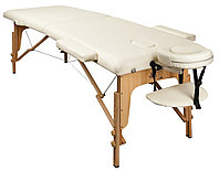 Массажный стол складной 2-х секционный деревянный 60см Atlas Sport (бежевый)