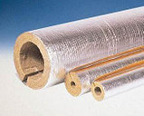 Теплоизоляция для труб Цилиндр из минеральной ваты (скорлупы) для труб фольгированный толщиной 50мм, фото 2