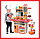 889-162 Игровой набор "Кухня", высота 94 см, светозвуковые эффекты, вода, пар, 65 предметов, фото 7