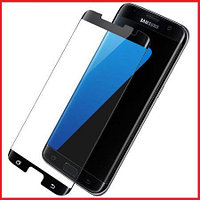 Защитное стекло 3d для Samsung Galaxy S7 Edge (с полной проклейкой)
