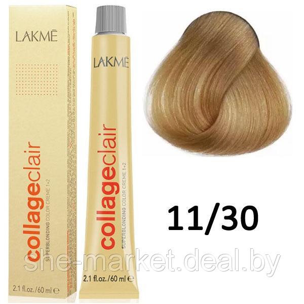 Краска для волос Collage Clair creme hair color ТОН - 11/30, 60мл (Lakme) - фото 1 - id-p108586488