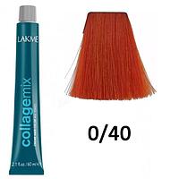 Краска для волос Collage creme hair color Mix ТОН - 0/40, 60мл (Lakme)