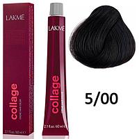 Краска для волос Collage creme hair color ТОН - 5/00, 60мл (Lakme)