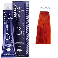 Крем-краска для волос Escalation Easy Absolute 3 ТОН 77/66 медный средний глубокий 60мл (Lisap)