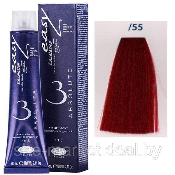 Крем-краска для волос Escalation Easy Absolute 3 ТОН /55 рыжий 60мл (Lisap) - фото 1 - id-p108587766