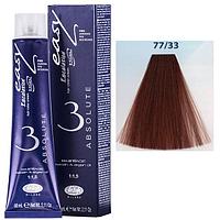 Крем-краска для волос Escalation Easy Absolute 3 ТОН 77/33 блондин глубокий золотистый 60мл (Lisap)