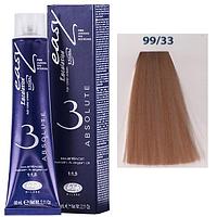 Крем-краска для волос Escalation Easy Absolute 3 ТОН 99/33 очень светлый блондин глубокий золотистый 60мл