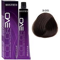 Крем-краска для волос Color Evo 3.05 Темно-каштановый Какао 100мл (Selective Professional)