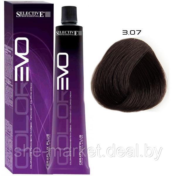 Крем-краска для волос Color Evo 3.07 Темно-каштановый Кьянти 100мл (Selective Professional) - фото 1 - id-p108587409