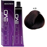 Крем-краска для волос Color Evo 4.5 Каштановый махагоновый 100мл (Selective Professional)