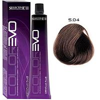 Крем-краска для волос Color Evo 5.04 Светло-каштановый Эбеновое декрево 100мл (Selective Professional)