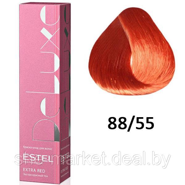 Краска для волос DE LUXE EXTRA RED 88/55 светло-русый красный интенсивный 60мл (Estel, Эстель) - фото 1 - id-p108586613