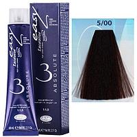 Крем-краска для волос Escalation Easy Absolute 3 ТОН 5/00 светло-каштановый глубокий 60мл (Lisap)