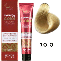 Безаммиачная краска для волос SELIAR SYNERGY COLOR 10.0 BLONDE PLATINUM Платиновый блондин (Echosline)