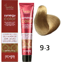 Безаммиачная краска для волос SELIAR SYNERGY COLOR 9.3 VERY LIGHT BLONDE GOLDEN Золотистый очень светлый