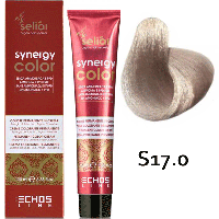 Безаммиачная краска для волос SELIAR SYNERGY COLOR S17.0 SUPER VERY LIGHT BLONDE IRIS Экстра суперсветлый