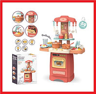 889-176 Игровой набор "Кухня" Fashion Kitchen, вода, свет, звук, пар, 29 предметов, высота 62 см