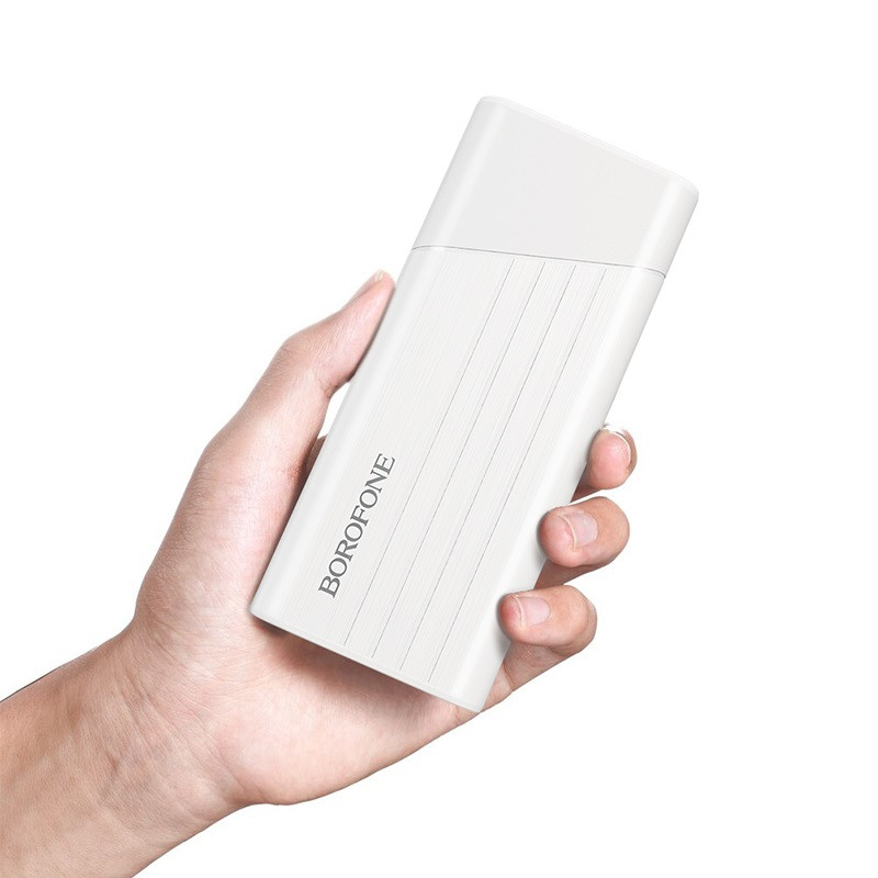 Портативный аккумулятор Borofone BT23 Regnant mobile power bank (10000mAh) белый - фото 2 - id-p108602937